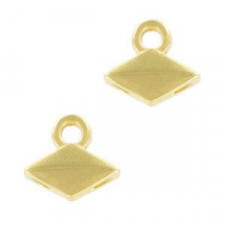 Cymbal ™ DQ metal bead ending Komia for Matubo GemDuo - Gold